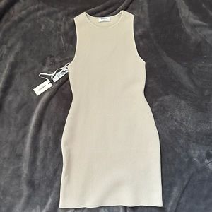 Aritzia Babaton sculpt knit racer mini dress